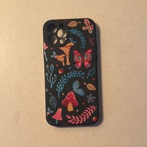 Colorful Floral and Butterfly Phone Case - IPhone 12